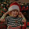 Nueva Calcomanía de Tatuaje Luminoso de Navidad para Niños, Dibujo Animado, Copo de Nieve, Decoración Facial, Regalo, Impermeable, Sudor, Calcomanía Luminosa