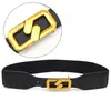 Nueva Moda Hebilla Dorada Antigua Cinturón Decorativo Accesorios de Piel para Mujer Cinturón Elegante para Suéter Cinturón para Abrigo de Mujer Gabardina