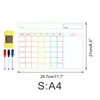 Ct901-928 Mensagem de Tarefas Domésticas Adesivo Magnético de Geladeira Planejador Calendário Mensal Menu Anotações Diárias Adesivo Magnético