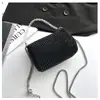Bolsa de Design de Nicho Feminina Primavera e Verão 2022 Popular Nova Moderna Versátil Bolsa Transversal Bolsa de Corrente ins Bolsa de Diamante Brilhante