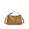 Bolso casual de nicho para mujer, nuevo bolso cruzado de color liso vintage para principios de otoño de 2026, bolso de hombro o axila personalizado para el trabajo