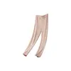 Ropa interior térmica de otoño e invierno para mujer, Camiseta interior de encaje de seda y cachemira, Conjunto de pantalones de manga larga, Copa fija, No requiere sujetador
