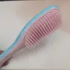 Pente de Princesa Pequeno com Cabo Longo Estilo Tiktok, Pente Airbag de Princesa Britânica Tt, Pente de Massagem para Cabelos Cacheados Princesa