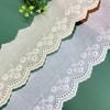 10 cm de largura boneca laço branco bordado de algodão borda textura de algodão laço fino acessórios DIY