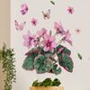 Decoración de Plantas Verdes Transfronteriza para Baño, Tina, Sala de Estar, Dormitorio, Estudio, Cocina, Entrada Pegatinas de Pared Autoadhesivas Removibles
