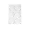 Almohadilla de Silicona Amortiguadora Silenciosa Anticolisión para Paredes, Adhesivo Transparente Autoadhesivo Transfronterizo Sin Taladro para Puerta de Refrigerador, Puerta de Gabinete Silenciosa
