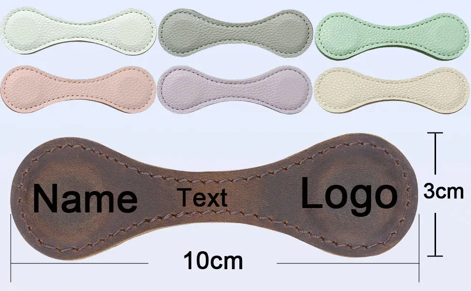 Personalized Magnetic Leather Bookmark