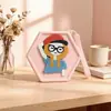 Bolsa de Almacenamiento Popular de Goma Transfronteriza, Color Sólido, Bolsa Pequeña Cuadrada Simple para Maquillaje, Directo del Fabricante, Se Puede Imprimir Logo a Color