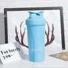 Suministro directo de fábrica Vaso para batidos de 600 ml vaso de plástico para batidos de proteína regalo de publicidad para fitness al aire libre impresión