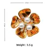 Botões de Punho para Noiva Estilo Antigo Pérola Artificial Flor Diamante Tartaruga Fivela Acessórios de Joalheria Botões de Roupa Botões Decorativos