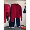 ¡Hilo de alta gama! Cárdigan de punto suave y cómodo de alta calidad con diseño de trenzado de ancho completo y borlas, nuevo estilo de principios de otoño H091601