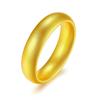 Anillo Herencia Ley Antigua Oro Arena Vietnamita Latón Chapado en Oro Anillo Cerrado Moda para Hombre y Mujer Anillo Principal Anillo Anillo Joyería