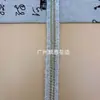 Encaje de Seda de Vidrio Blanco y Negro de 2 cm de Ancho con Cadena Metálica Dorada en el Medio, Pequeños Accesorios de Encaje para Chaquetas Fragantes Fabricante Stock Listo