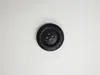 Botones Redondos de Resina para Gabardinas, Botones de Cuatro Agujeros para Trajes, Botones de Resina al por Mayor, Botones Negros con Botones
