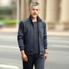 Conjunto Esportivo de Primavera e Outono para Meia-idade e Idosos Masculino Casual Conjunto de Três Peças Primavera e Outono Tamanho Grande para Pais Roupa Esportiva Masculina para Meia-idade