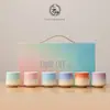 Juego de Tazas de Té de Cerámica con Gradiente de Colores Juego de Té Kung Fu Taza de Té Taza de Degustación Cuenco de Té Taza Individual Regalo