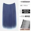 Extensões de Cabelo Reto com Mechas de Peça Única para Mulheres, Leves e Sem Costura, Extensões de Cabelo Descoloridas e Tingidas, Acessórios de Cabelo, Extensões de Cabelo Tingidas Penduradas na Orelha