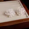 Pendientes de Camelia Elegantes y Versátiles de Hada, Exquisitos, Ligeros, Lujosos, de Gama Alta, Únicos, Pendientes de Flor Simples y Personalizados