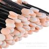 Sombra de ojos en barra, esponja de látex doble, desechable, portátil, para maquillaje de ojos, herramienta de belleza
