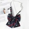 Acessórios para Camisa Listras Vermelhas Estilo Japonês Estudante Estilo Preppy jk Gravata Borboleta Feminina Gravata Borboleta Uniforme de Marinheiro Uniforme de Formatura Gravata Borboleta
