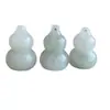 Sello de Calabaza Fermentada Flor de Durazno de Jade Seda Dorada de Xinjiang Colgante de Calabaza Tridimensional de Jade Colgante de Jade Recuerdo