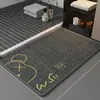 Alfombrillas de Piso de Lino Estilo Lujo Ligero Personalizables, Felpudos Absorbentes de Agua y Resistentes al Desgaste para Baño, Alfombrillas Antideslizantes para Piso de Baño, Al por Mayor en Stock