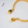 Nuevo Brazalete de Apertura Jiyan de Moda Antigua Francesa Étnica Todo Fósforo Sin Color a Largo Plazo