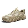 Tênis Masculino Plus Size Color Block Tendência Dad Shoes Nova Chegada para Outono/Inverno Solado Grosso Antiderrapante Casual para Uso Externo Esportes de Corrida Calçados Masculinos