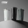 Tyeso Nueva Taishuo Taza de Café Taza Térmica con Popote en Forma de Diamante Taza de Agua para Niñas de Apariencia Elegante Gran Capacidad Taza para Coche