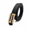 Cinturón de piel sintética para mujer, venta directa de fábrica, fino, 1,8 cm, con accesorios de alta gama y de moda.