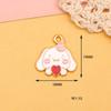 Amor Dibujo Animado Imagen DIY Accesorios de Aleación Melody Kt Cat Pudding Perro Aceite Accesorios para Orejas Accesorios para el Cabello Colgante Hecho a Mano