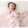 Toalha de Banho Poncho Infantil Pode Ser Usada e Enrolada, Toalha de Banho com Capuz para Recém-Nascidos, Roupão de Banho com Capuz Absorvente de Desenho Animado em Fleece Coral para Natação