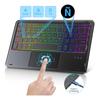 Funda Protectora para Tableta iPad 11ª Generación Air7 con Touchpad, Teclado Bluetooth Inalámbrico Retroiluminado, Funda en Idioma Español