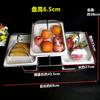 Buffet Três Camadas Fruta Prato Prateleira Bandeja Dim Sum Bolo Bandeja Porcelana Imitação Multi-camadas Alimentos Expositor Prato Frio