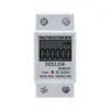 Medidor de energia elétrica monofásico tipo trilho display digital inteligente 220V medidor elétrico eletrônico de alta precisão medidor de energia elétrica residencial 2P