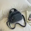 Bolsa de Mão para Estudante Design para Ir ao Trabalho Feminina Bolsa de Nicho Boston Moda Bolsa Transversal Versátil Novo Estilo Tecido Jeans Tendência 2026