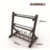 Estante para Mancuernas de Tres Niveles, Estante para Mancuernas, Estante para Pesa Rusa, Estante de Almacenamiento para Accesorios de Equipo de Fitness, Estante Universal Ajustable para Mancuernas Fabricante