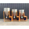 Mezcladora vertical agrícola eléctrica de acero inoxidable pequeña, máquina para recubrir semillas de cacahuete, maíz y trigo.