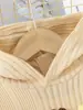 Conjunto de Chándal con Sudadera de Punto Cepillado Grueso Estilo Europeo y Americano para Niñas, Producto Nuevo Transfronterizo