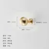 Estilo Americano Simples Furo Único Liga de Zinco Puxador Gaveta Armário de Sapatos Guarda-roupa Prata Brilhante Dourado Entrada Francesa Puxador de Porta de Armário de Luxo