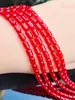 4*6mm Perlas de Azufaifo Cristal Perla Suelta Pulsera Cadena de Teléfono Móvil Material de Joyería Perla de Arroz Collar Accesorios Hechos a Mano con Perlas Cilindro