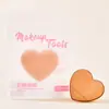 Life Girls Puff para Pulgar con Forma de Corazón Mini Corrector Iluminador Cushion Húmedo y Seco Detalle de Gota de Agua Puff Pequeño