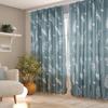 Cortinas Sem Furo Novo Estilo Semi-Blackout para a Sala de Estar, Cortinas Simples e Fofas para Quarto em Estilo Pastoral Fresco