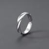 Anillo Chiba Marca de Moda para Hombre Estilo Callejero Frío Anillo para el Dedo Índice Anillo Único Mobius Anillo Abierto Estilo para Hombre
