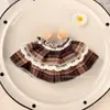 Roupas originais para bonecas, vestido vintage de renda xadrez, vestido de fantasia Irmã Gazi KT, acessórios de algodão para bonecas DIY