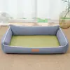 Cama para Perros para Todas las Estaciones, Extraíble y Lavable, Adecuada para Perros Pequeños y Medianos, Nuevo Sofá Colchoneta para Dormir de Césped Artificial para Mascotas, Cama para Gatos para el Verano