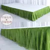 2025 Desfile de Casamento Borda de Gaze para Fundo de Teto Decoração de Borda de Gaze Borda de Tecido para Borda de Saia de Desfile Avental