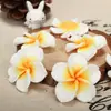 Flor de Arcilla Blanda Hecha a Mano de 35 mm Plumeria Accesorios para el Cabello DIY Collar con Cuentas Cadena para Bolsos de Teléfono Celular Accesorios de Joyería Hawaiana