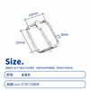 Fornitura Personalizada 2,0-5,0 cm Fivela com Núcleo de Metal Fivela de Três Velocidades Acessórios de Liga para Bagagem Roupas Fivela em D para Alça de Ombro