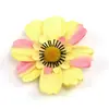 Simulación de Explosiones Temu Flor de Seda Amarilla Multiestilo Cabeza Flor para Pasador de Pelo DIY Flor Decoración del Hogar Adorno Floral Material